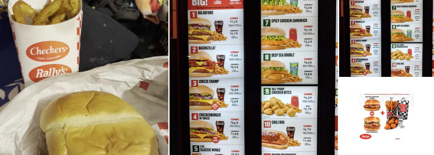 Checkers Menu