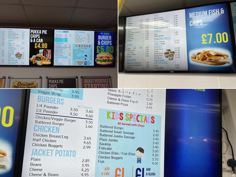 Nacton Road Fish Bar Menu