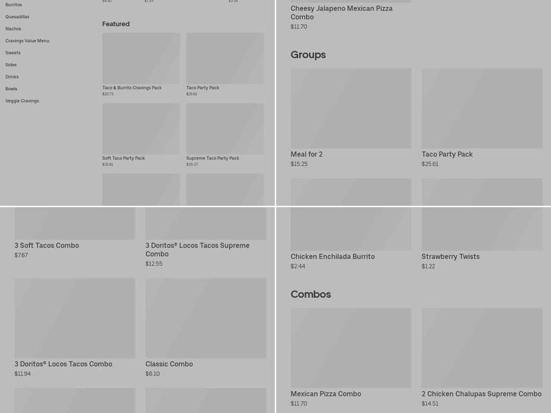 Taco Bell Menu