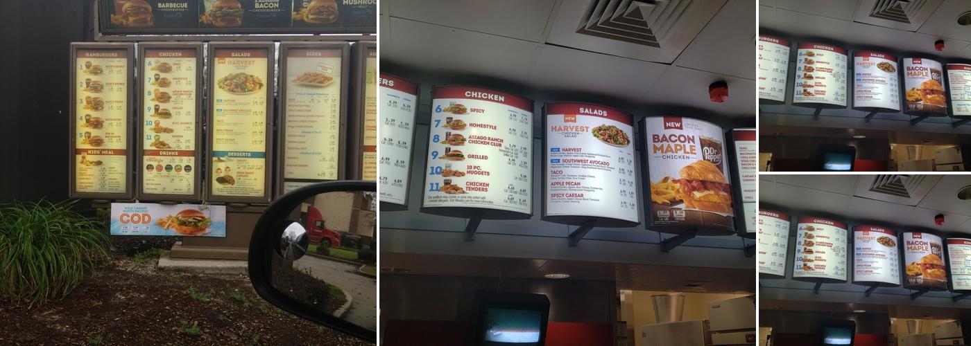 Wendy's Menu