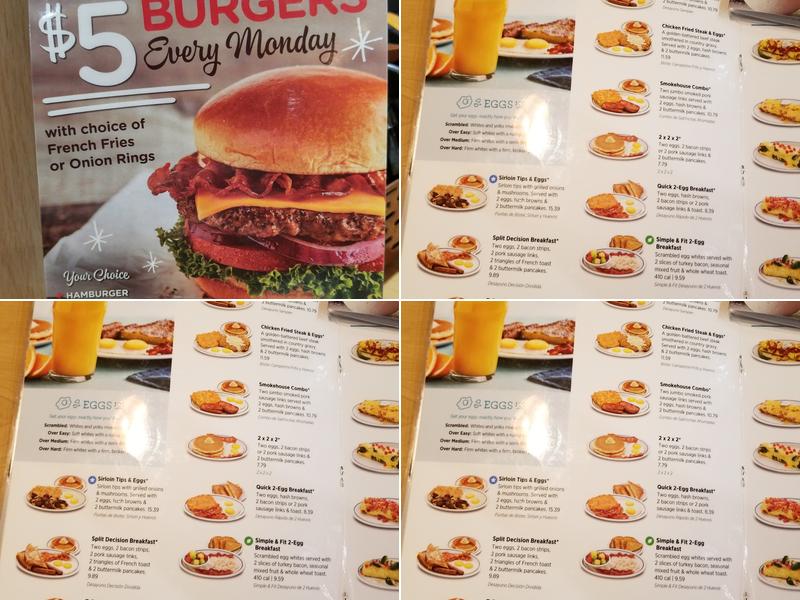 IHOP Menu