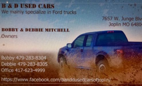 B & D Used Cars Joplin