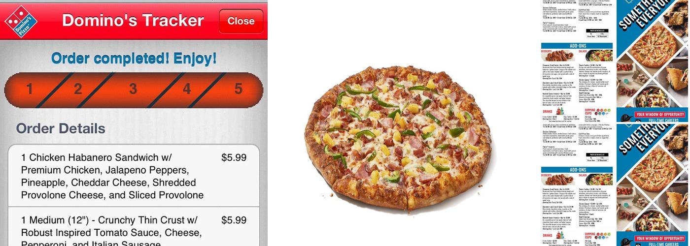 Domino's Pizza Menu