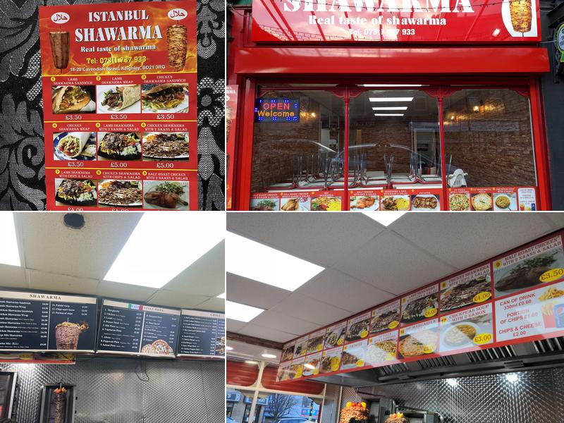 Istanbul Shawarma Menu