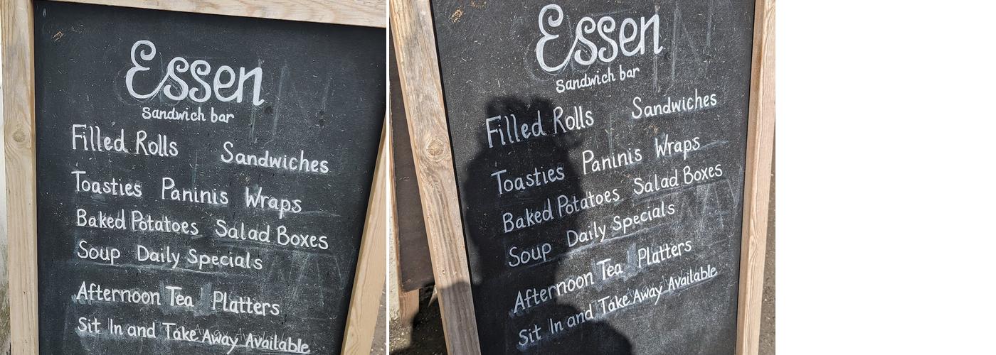 Essen Sandwich Bar Menu