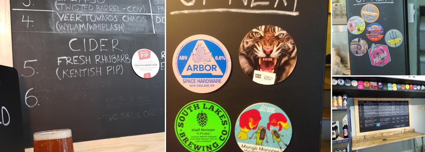 Indie Craft Beer Menu