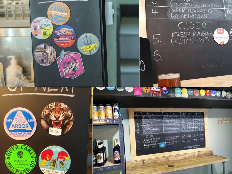 Indie Craft Beer Menu