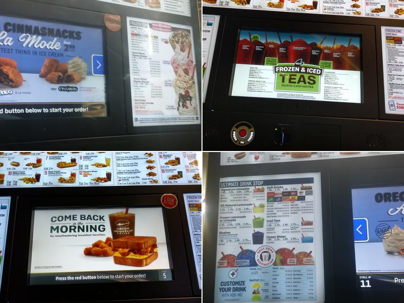 Sonic Drive-In Menu