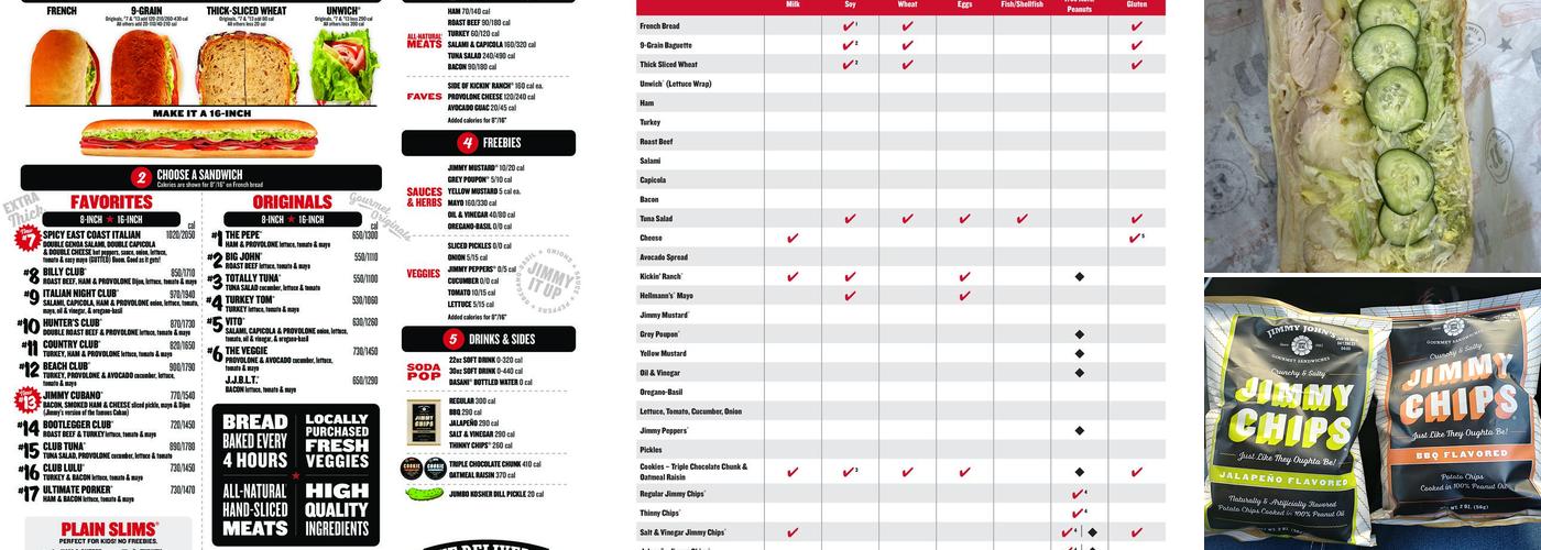 Jimmy John's Menu