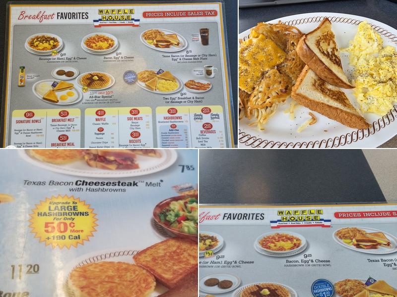 Waffle House Menu