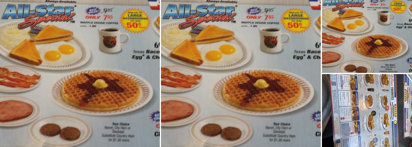 Waffle House Menu