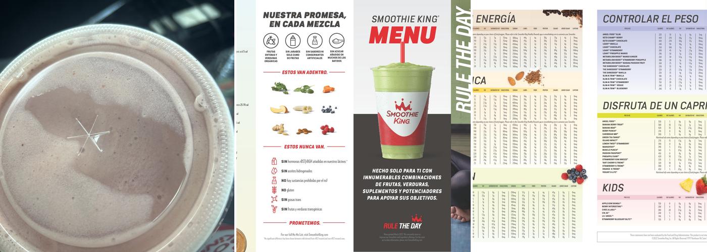 Smoothie King Menu