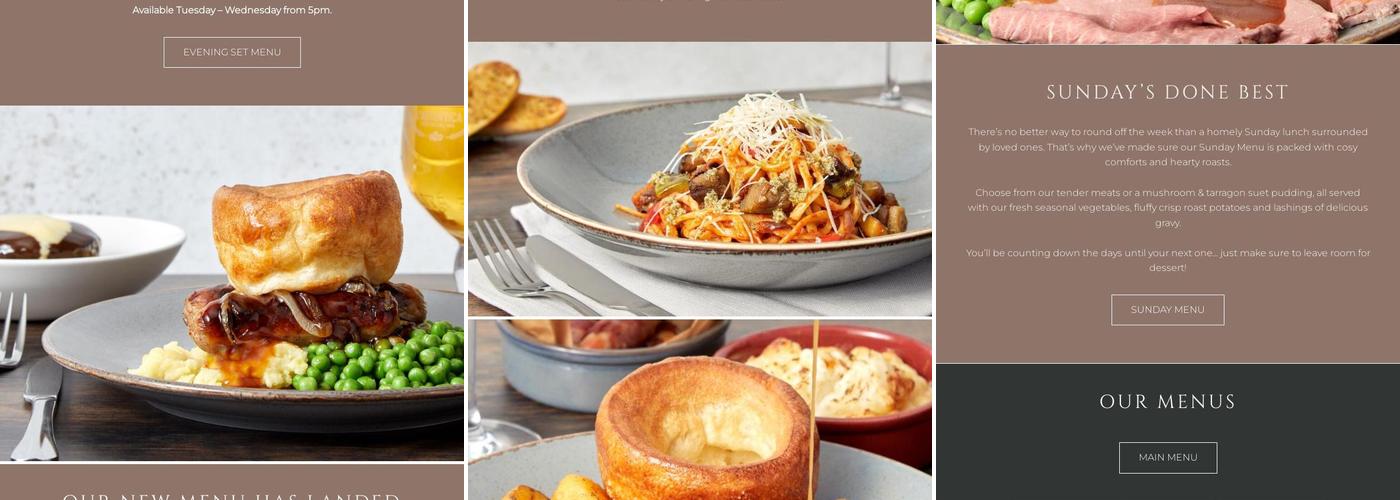 Keyworth Tavern Menu