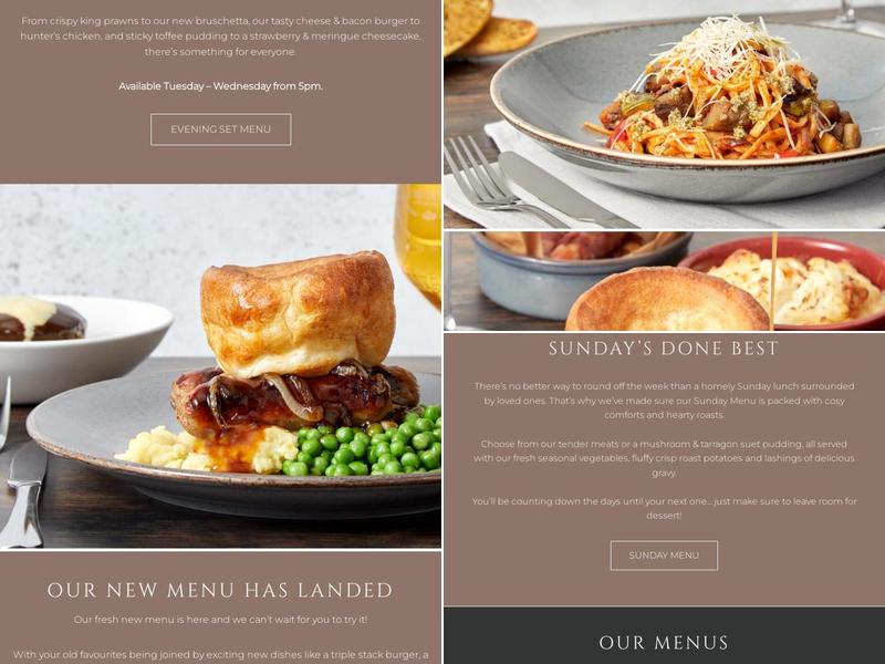 Keyworth Tavern Menu