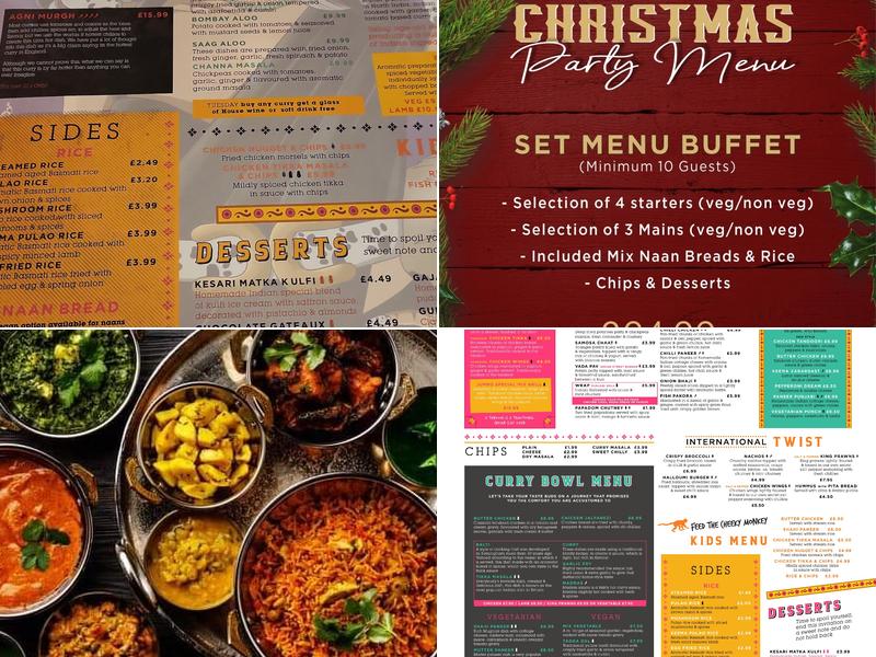 Wall 2 Wall - Kidderminster Menu