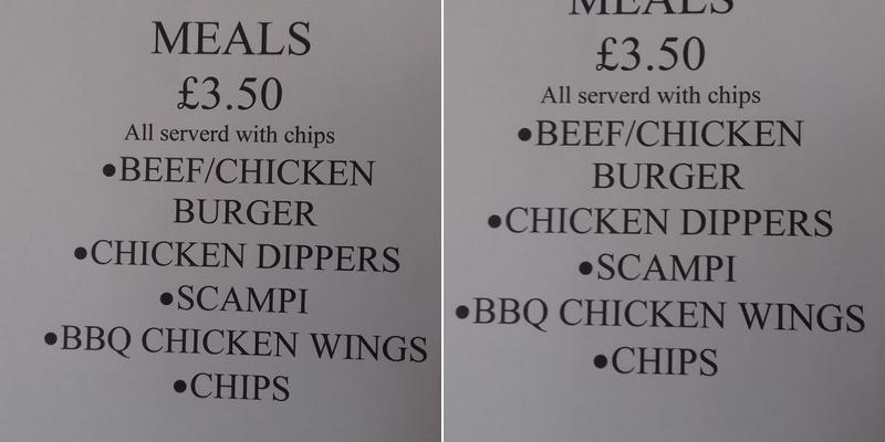 Railway Bell Menu