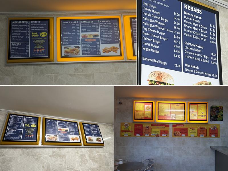 Smarts Fish & Chips Menu