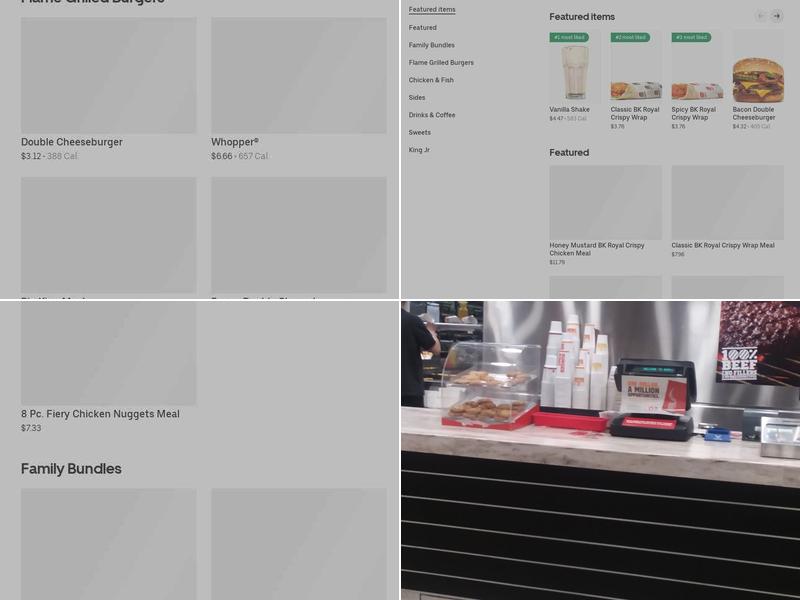Burger King Menu