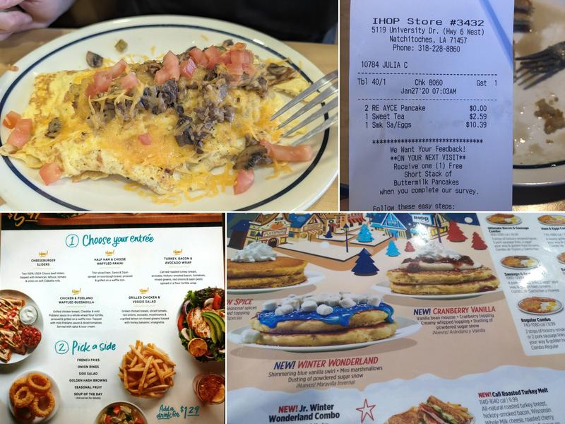 IHOP Menu