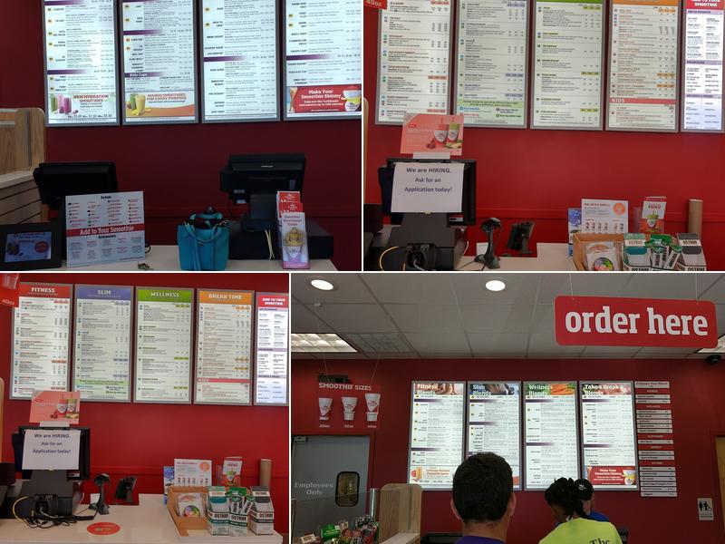 Smoothie King Menu