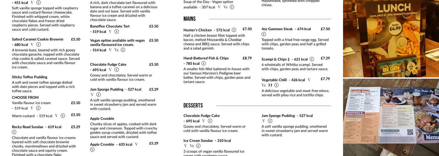 Black Boy Menu