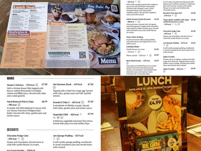 Black Boy Menu
