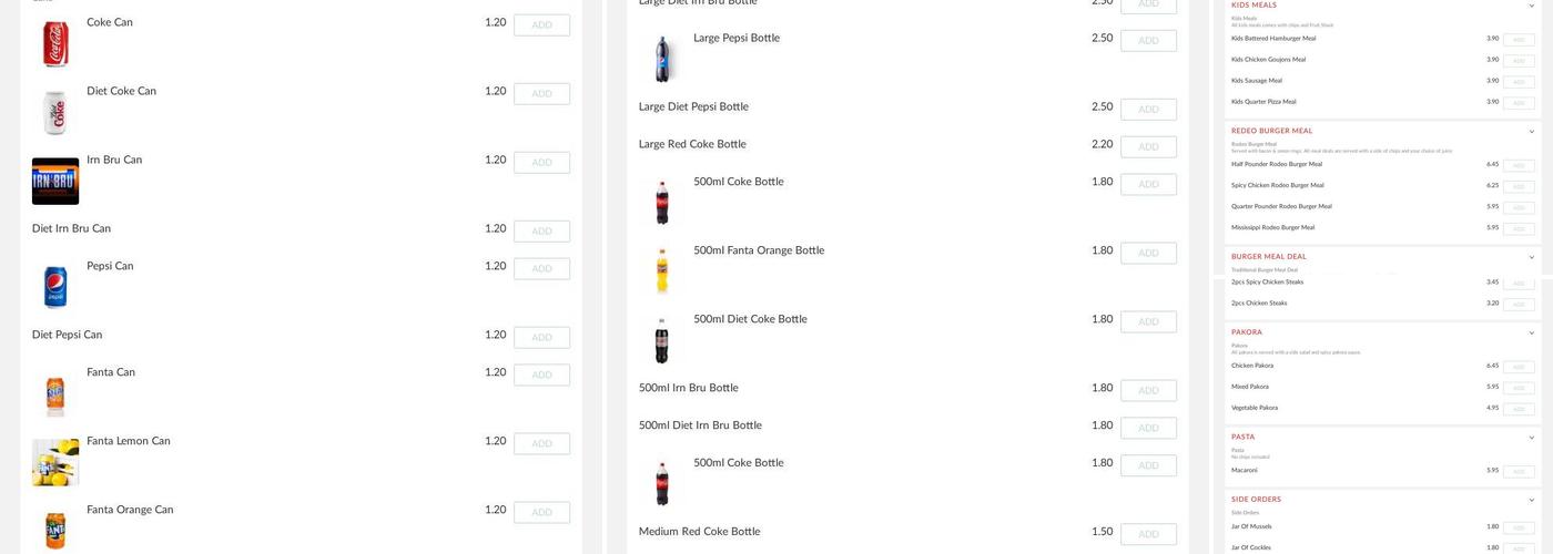 Welbeck Fish & Chips Menu