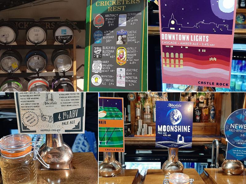 Cricketers Rest Menu