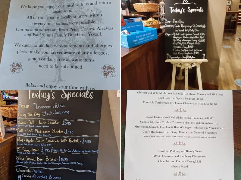 The Royal Oak Menu