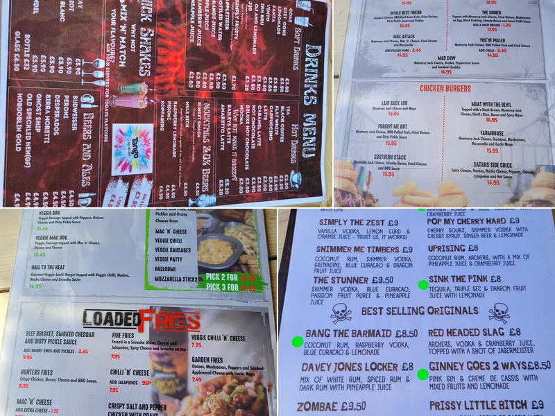 Liquor & Loaded Menu