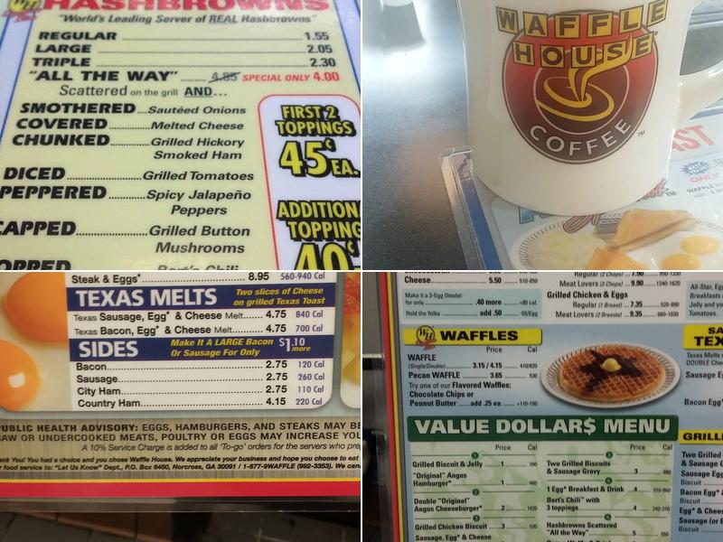 Waffle House Menu