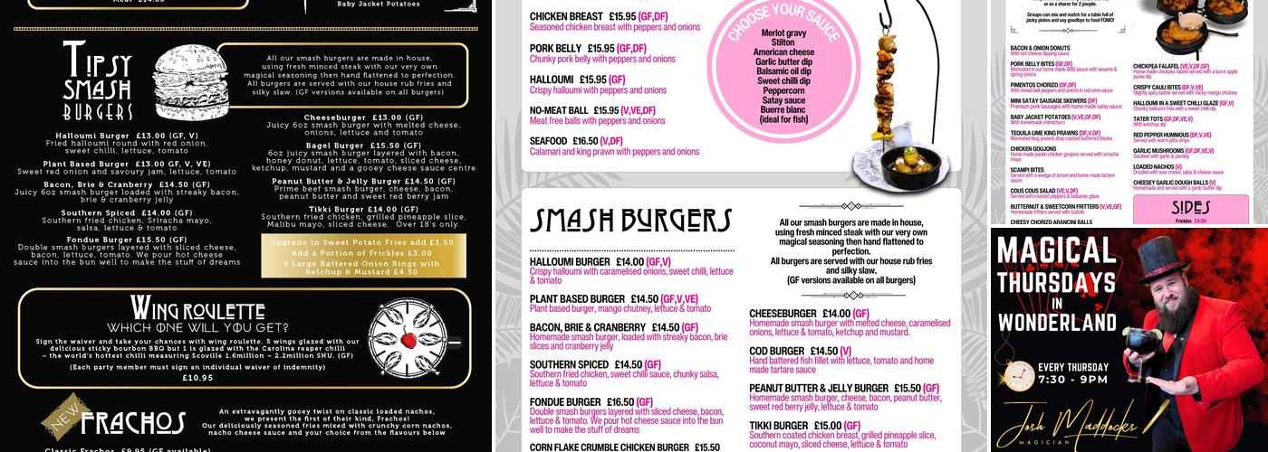 Tipsy Teapot Restaurant & Bar Menu