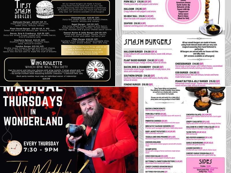 Tipsy Teapot Restaurant & Bar Menu