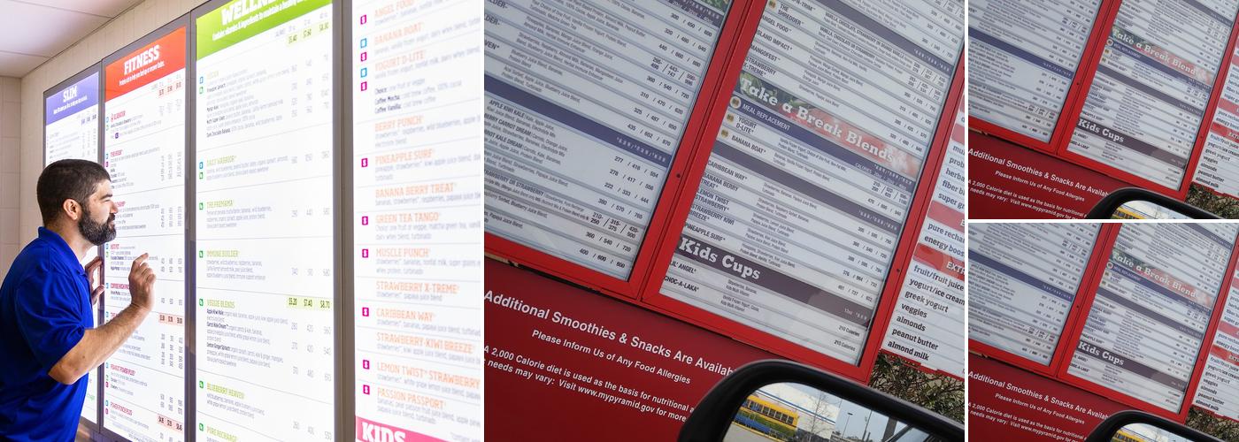 Smoothie King Menu
