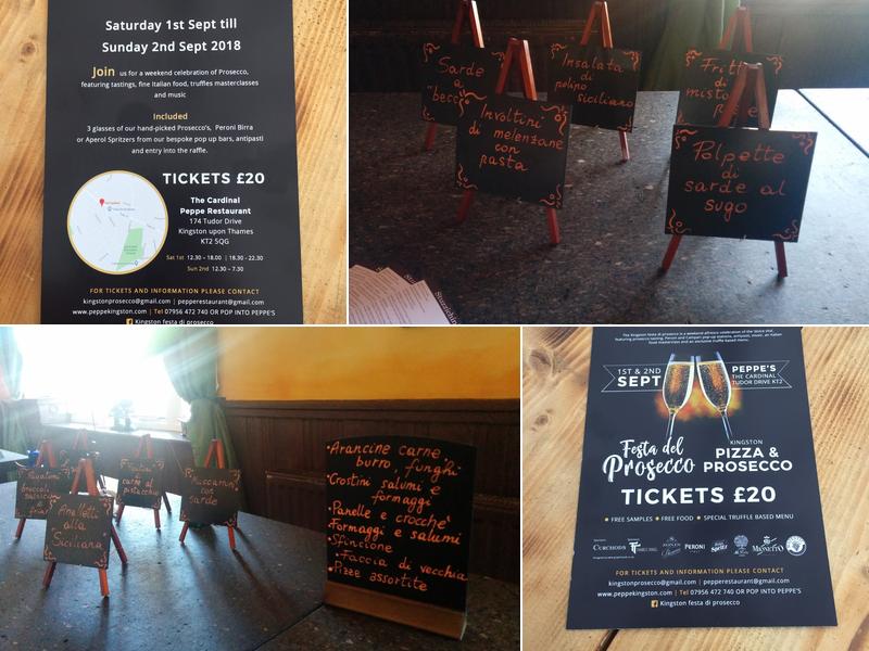 Peppe Restaurant Kingston Menu