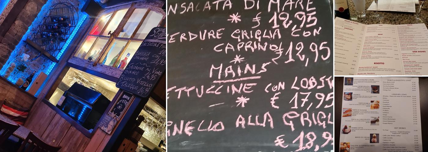 Trattoria Calabrese Menu