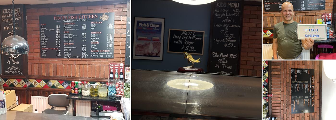 Pisces Fish Kitchen Menu