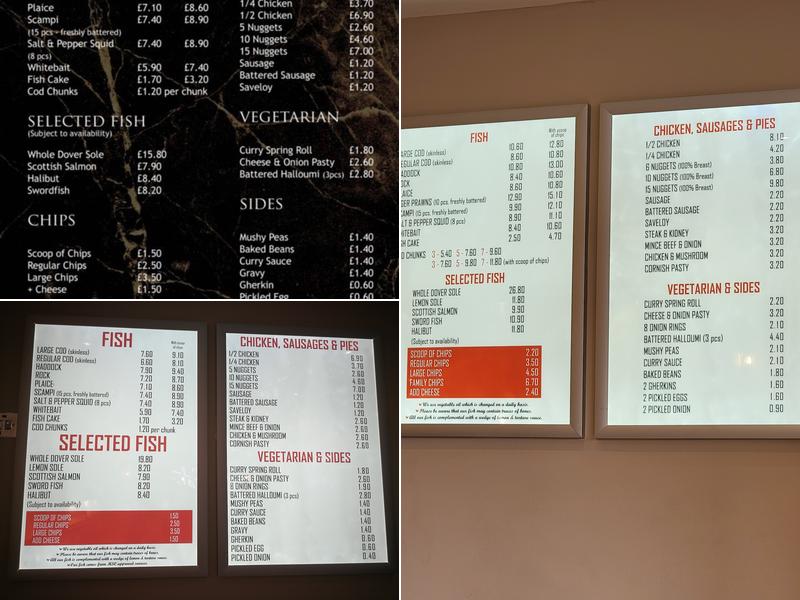 Batterfly Tudor Drive Menu