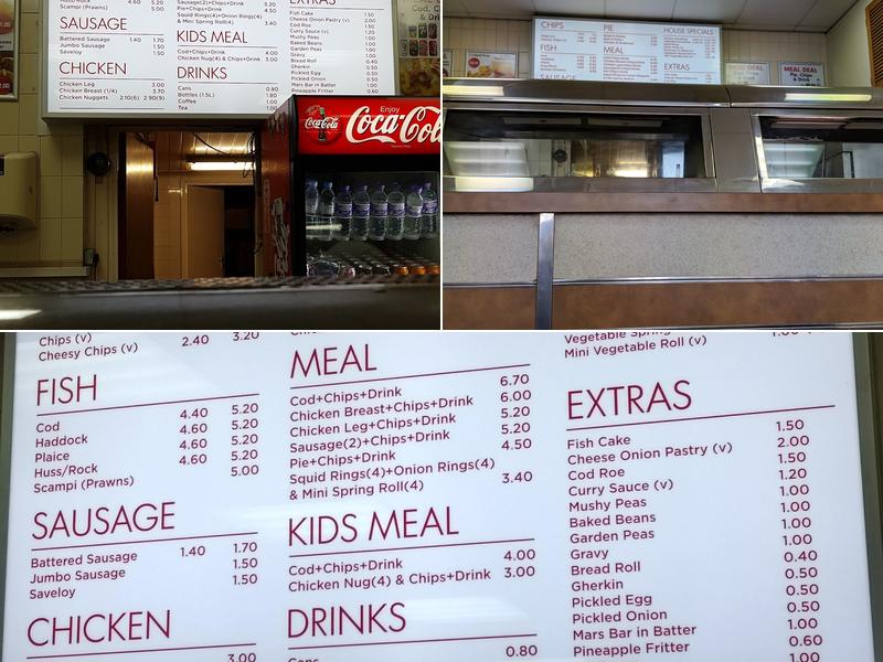 Surbiton Fish & Chips Menu