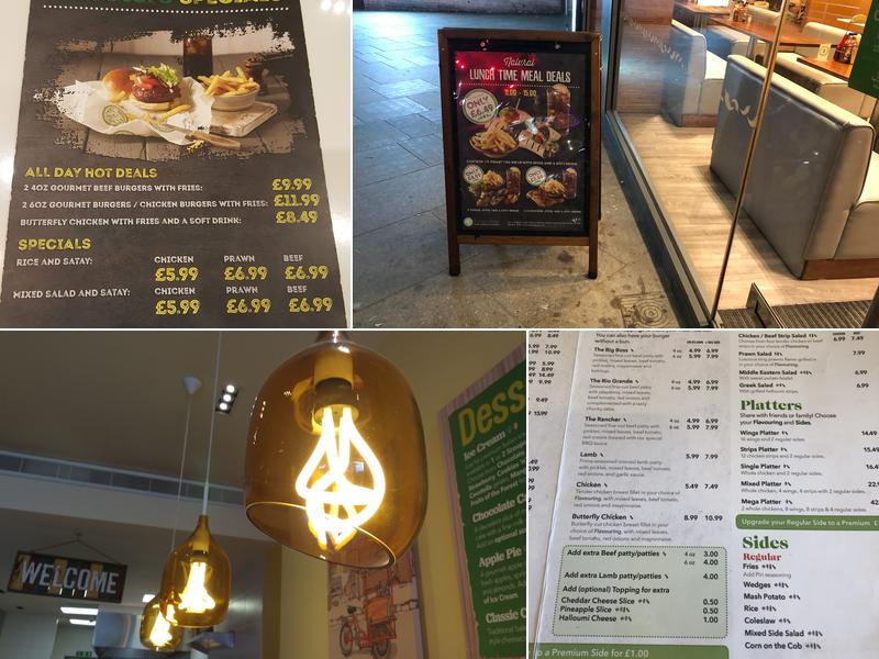 Roosters Piri Piri Menu