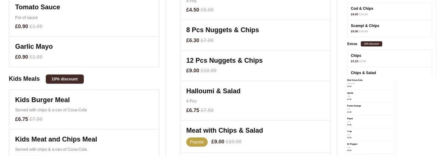 The Kingston Charcoal Grill Menu