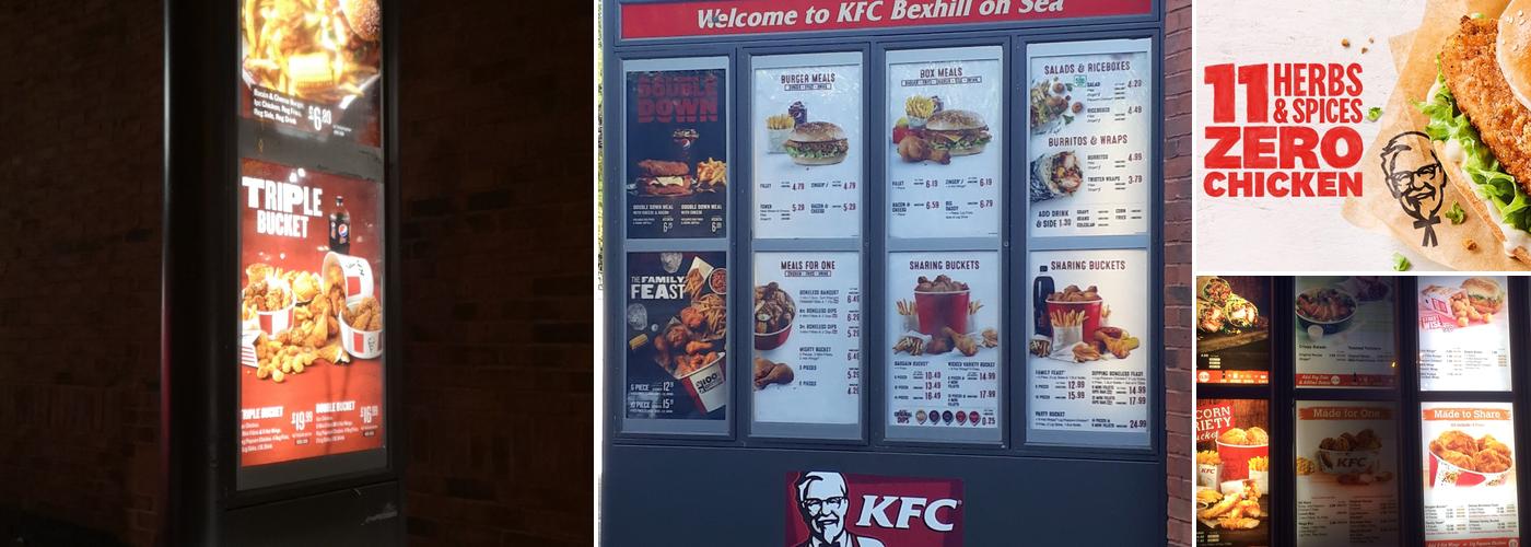 KFC Bexhill on Sea - Ravenside Retail Park Menu