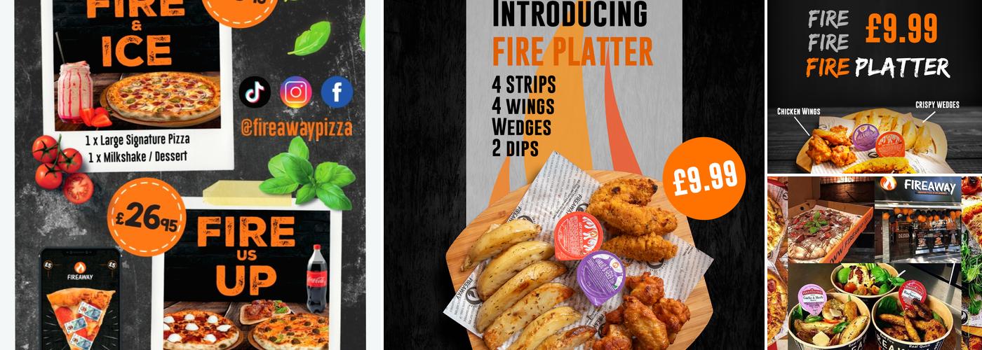 Fireaway Pizza Kingston Menu