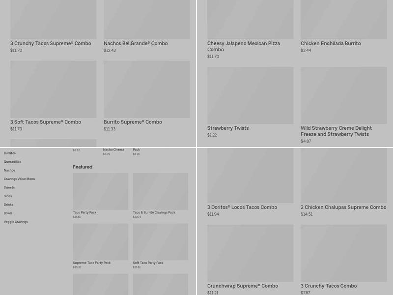 Taco Bell Menu