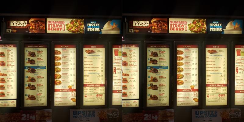 Wendy's Menu