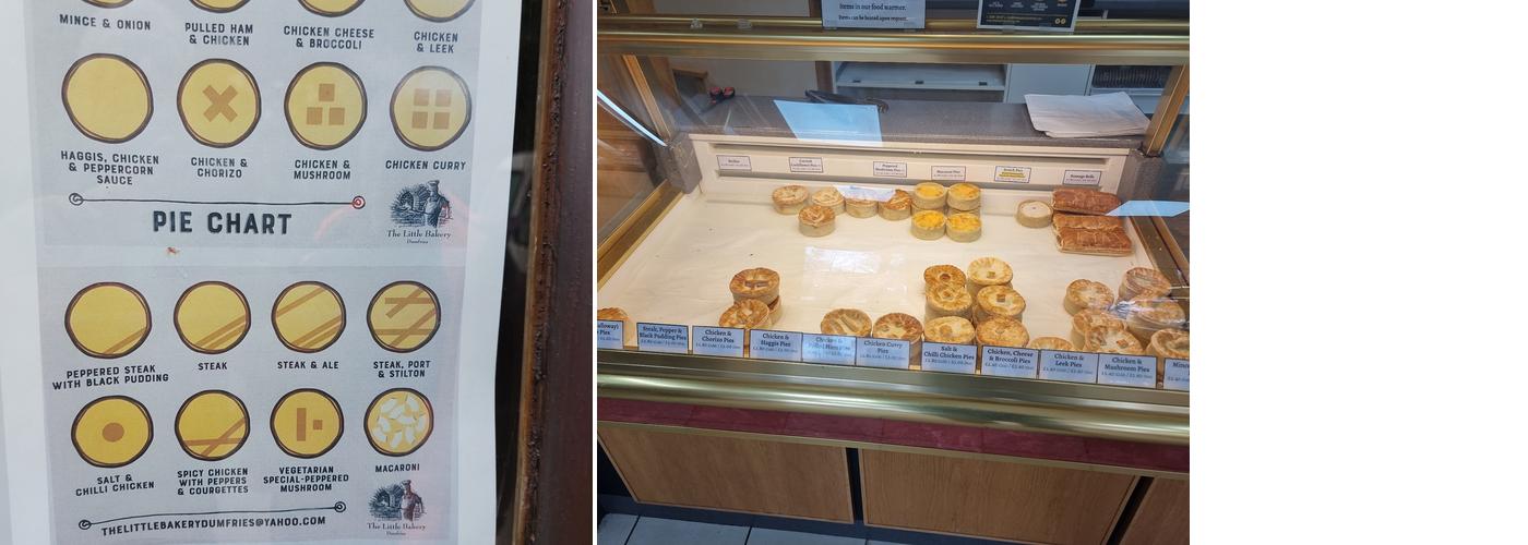 The Little Bakery Menu