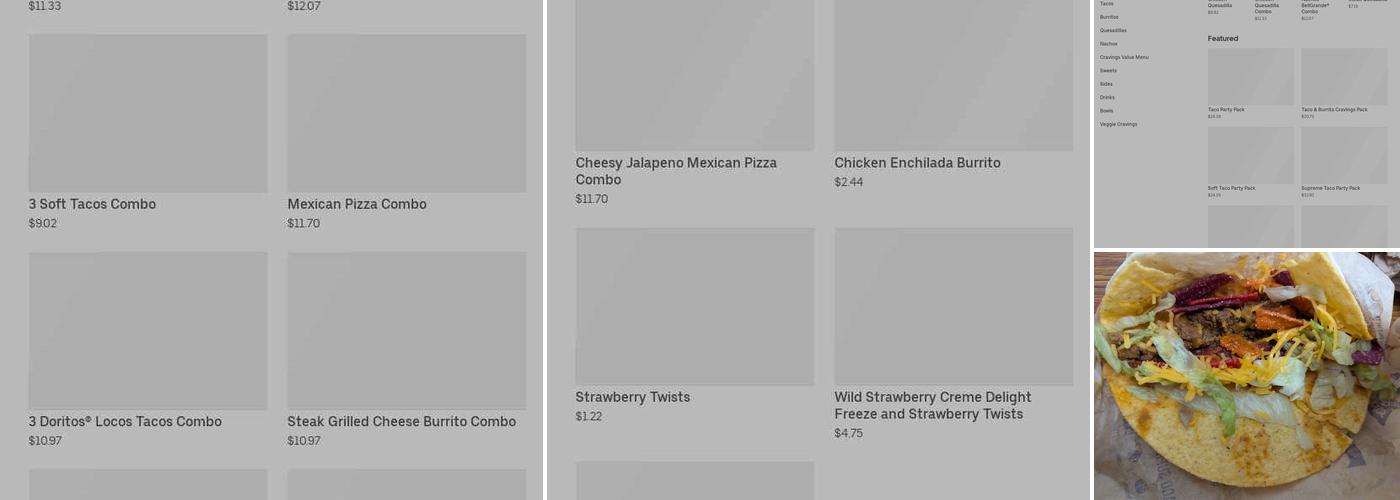 Taco Bell Menu