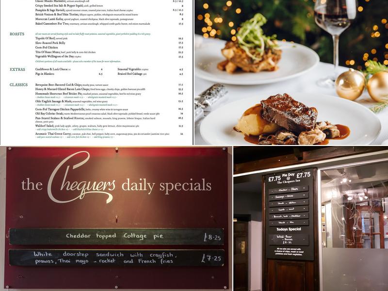 The Chequers Inn Menu