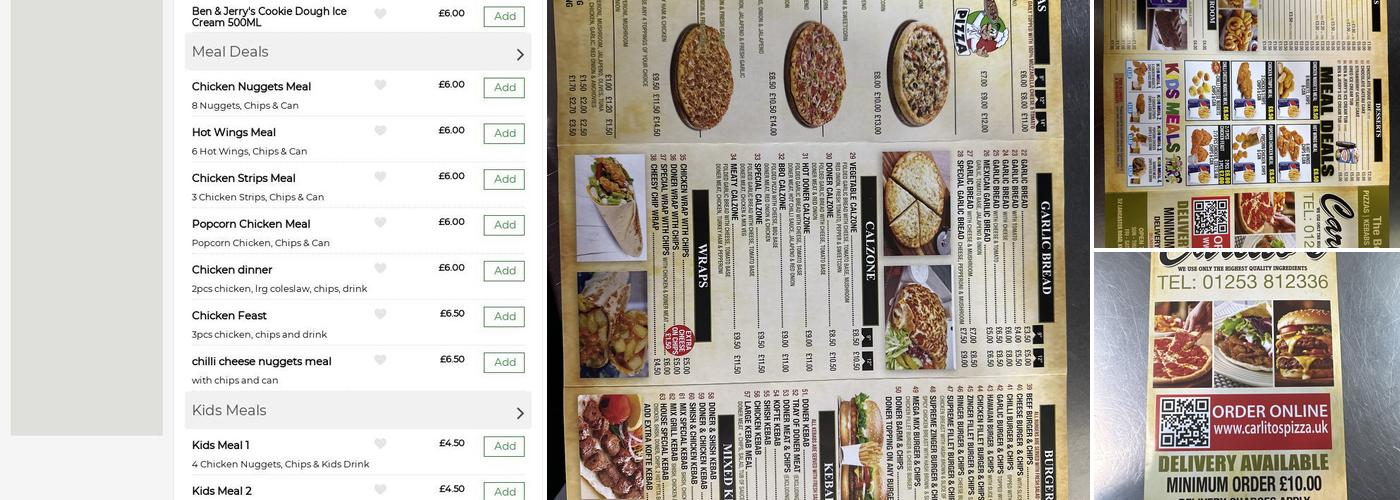 Carlito's Menu