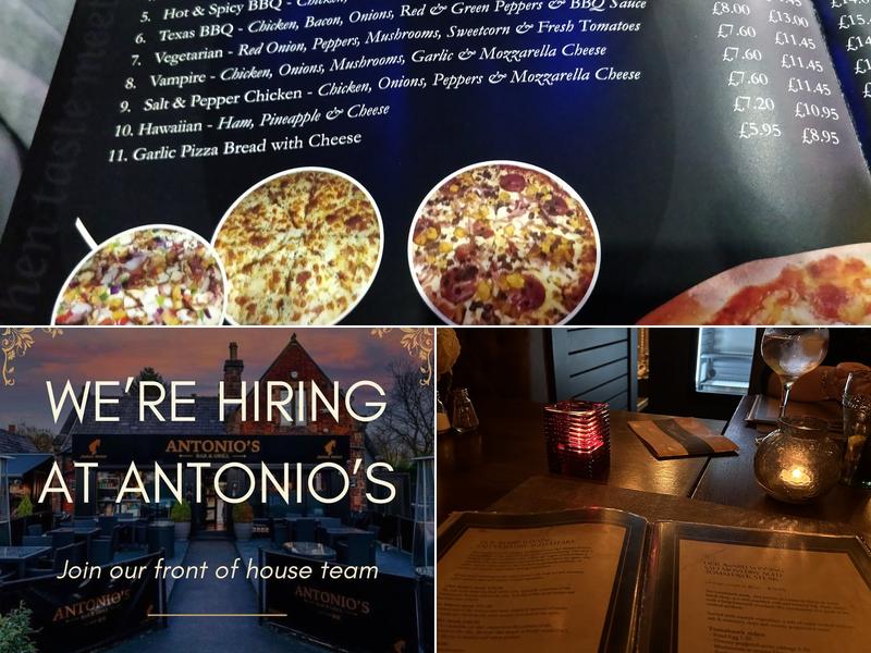 Antonio's Bar & Grill Menu